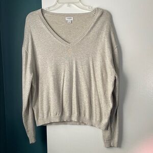 J. Crew Women's V-Neck Sweater - L